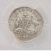 AUSTRALIA 1934/3 . THREEPENCE . VARIETY . OVERDATE . PCGS GRADE XF